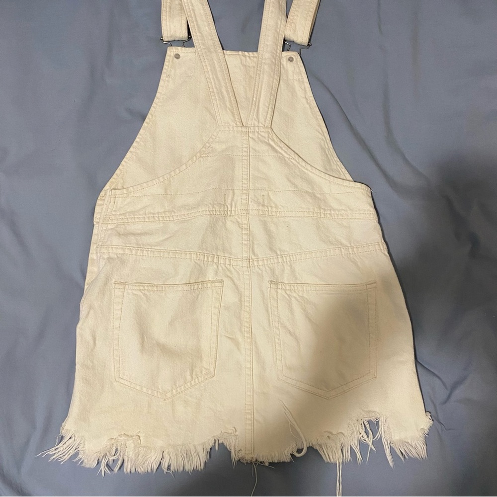 Free People White overall skirt! - Picture 8 of 11